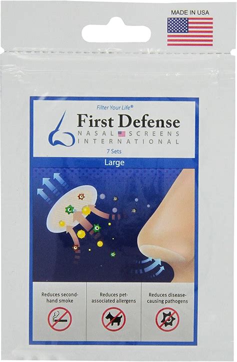 first defense nasal screens:|first defense nasal screen update.